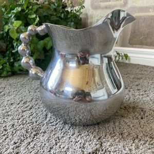 Mariposa pearled water pitcher